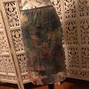 Bohemian Style Stretch Skirt